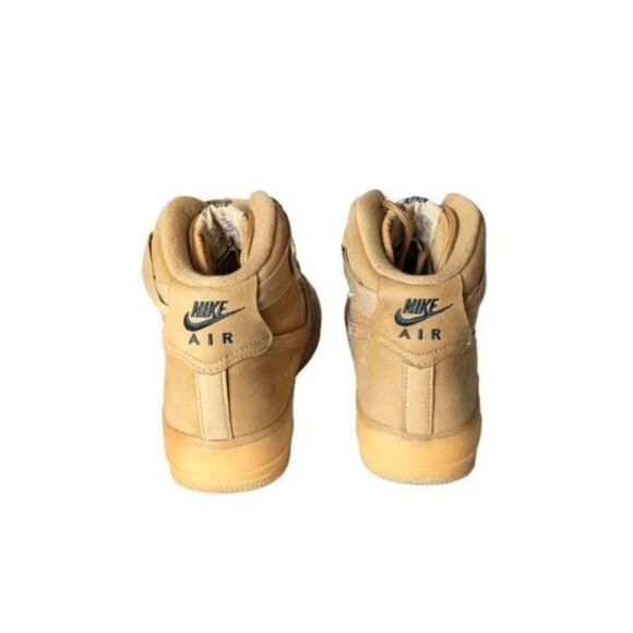 NIKE Air Force 1 High LV8 'Flax' Sneakers Size 7Y - Picture 5 of 9
